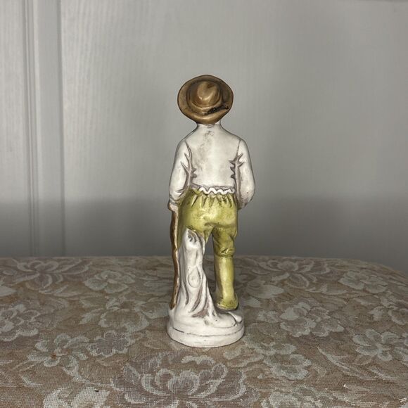 Ceramic Old Man Porcelain Hand Painted Figurine Collectable Sculpture Vintage - Picture 3 of 6